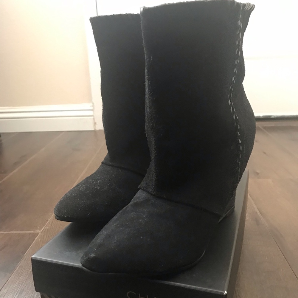 Charles any Charles David Nata Wedge Booties